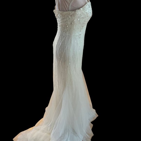 Soft by Rosa Clara beaded wedding gown or grad dress - Picture 3 of 10